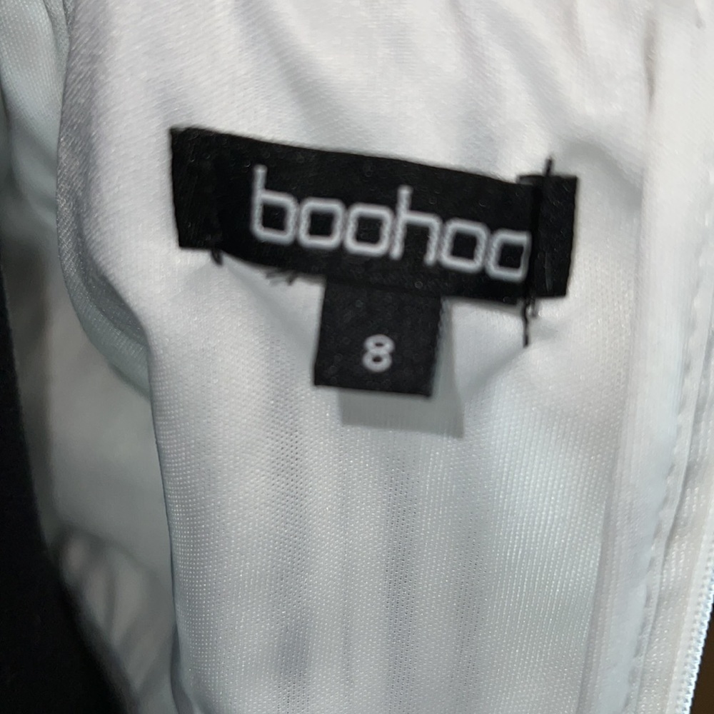 BOOHOO black /white striped romper - Picture 4 of 4